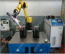 锂电池外壳行业机器人激光焊接应用